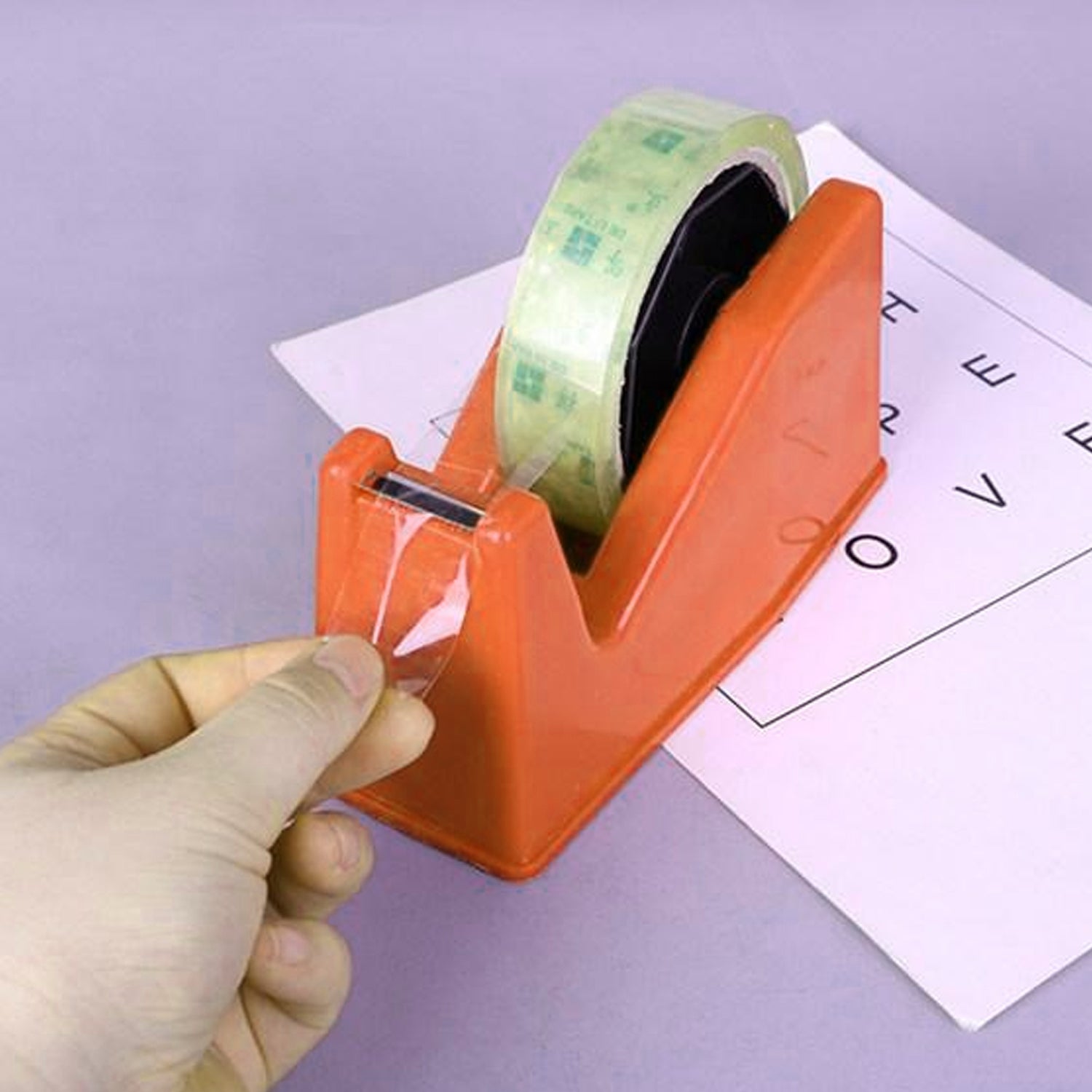 9011A Jumbo Tape Dispenser used in all kinds of household and official places for holding and cutting tapes etc. 9011A Jumbo Tape Dispenser used in all kinds of household and official places for holding and cutting tapes etc.